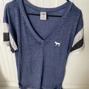 V neck tunic tee